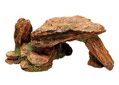 Nobby Pietra con Piante Acquario Decorativo, 22.5 x 13 x 9.5 cm