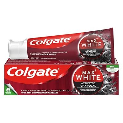 Colgate Max White Dentifricio Max W.Carbon, 75ml