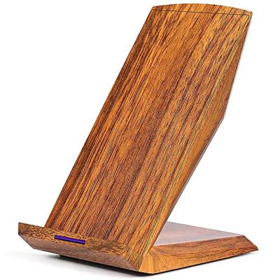 GreatCool Qi Wireless Charger met 2 spoelen, inductieve oplader, qi, draadloos opladen, snel laadstation, inductielader, 10 W, 5 W, voor iPhone X/8/8 Plus, Samsung Galaxy S9/S8/S7/S6 Edge