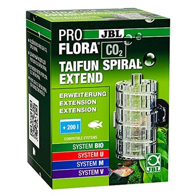 JBL PROFLORA CO2 TAIFUN SPIRAL EXTEND Uitbreiding voor de JBL CO2-reactors PROFLORA CO2 TAIFUN SPIRAL 5 en 10, voor 200 l meer capaciteit