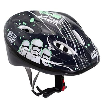 Disney Stra Wars Fietshelm voor jongens, meerkleurig, hoofdomtrek 52-56 cm, EU
