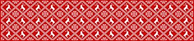 Doge Milano Chemin de cuisine, 100% Made in Italy, Tapis antitache avec impression numérique, Tapis antidérapant et lavable, Modèle de Noël - Atlanta, 240x52 cm