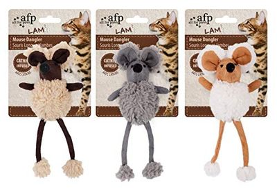 AFP Juguetes De Peluche Para Gatos Lambsool-Mouse Dangler