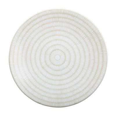 AVET Spain platte borden, aardewerk, wit, 27,5 x 27,5 x 2,54 cm, 6 stuks