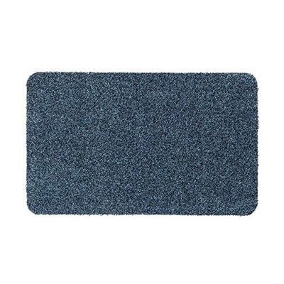 Générique Tappeto d’Ingresso Majestic – Blu Denim – 60 x 100 cm – Supporto in Vinile Antiscivolo