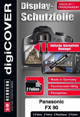 DigiCover - Pellicola protettiva antiriflesso per Panasonic DMC-FX90, colore: Trasparente