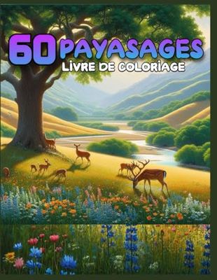 Livre de Coloriage Paysages: Des dessins variés apaisants et relaxants