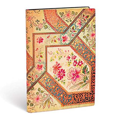 Carnet souple PAPERBLANKS Ligné - Midi 130×180mm - Flexis série Filigrane Floral Ivoire - 240 pages