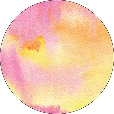 Bonateks, Ronde digitaal bedrukte muismat, antislip onderkant, voor kantoor en thuis, diameter: 22 cm