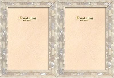 Natalini QH Moldura de fotos branca Tulipier, 26 x 18 x 1,5 cm