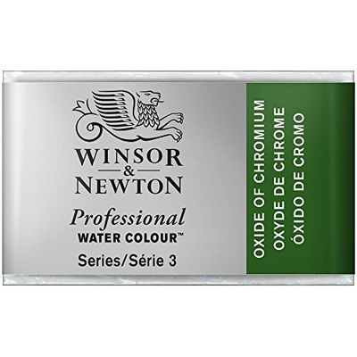 Winsor & Newton 0100459 Professional Water Colour, fijnste kunstenaars aquarelverf met de hoogst mogelijke pigmentatie, uitstekende lichtechtheid - Hele Nap, Oxide Of Chromium