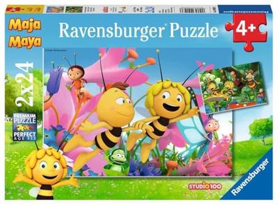 Ravensburger 09093 - Ape Maia Puzzle 2x24 Pezzi