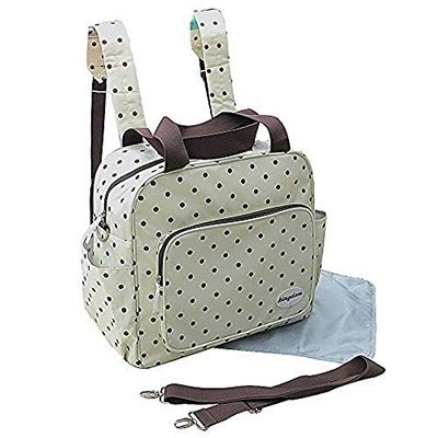 GMMHL 2 stuks baby kleur luiertas verzorgingstas luiertas babytas reizen kleurkeuze (crème)