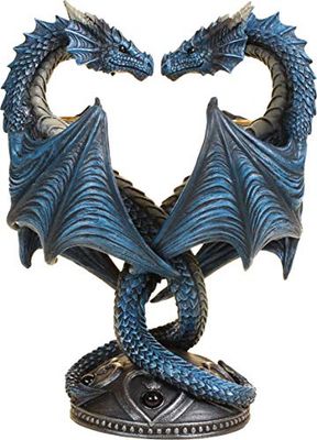 Unbekannt Escultura do dragão coração de Anne Stokes 23 cm
