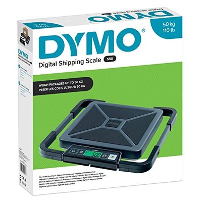 Dymo S0929020 Bilancia S50 50 Kg, Nero