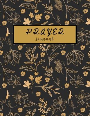 Gold and Black Prayer Journal