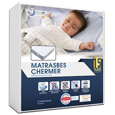 Dreamzie Matrasbeschermer - Voor Matras 70 x 200 cm - Waterdicht met 4 Elastische Hoeken - Gecertificeerd OEKO-TEX®