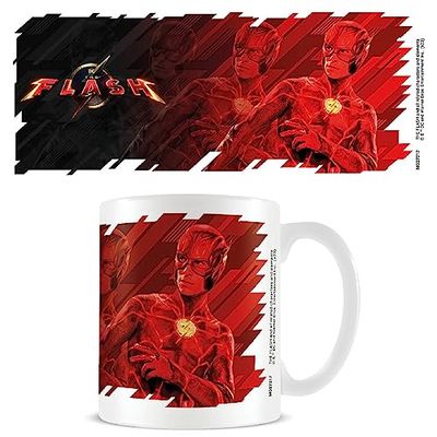 Pyramid International The Flash Mug (Movie Design) 11oz Ceramic Coffee Mug, Cups and Coffee Mugs for Women, Mugs for Men and Mugs for Kids - Official Merchandise, Black