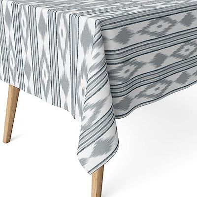 Martina Home Grey Islands Resin Tablecloth 240 x 140 cm
