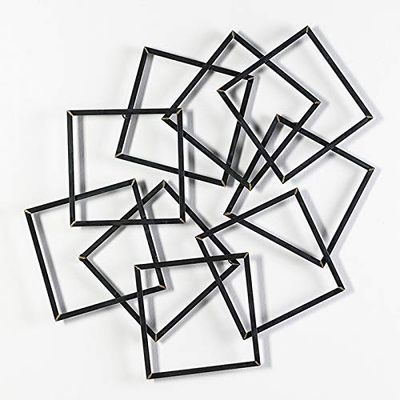 ESCULTURA 91X3X78 METAL/DORADO