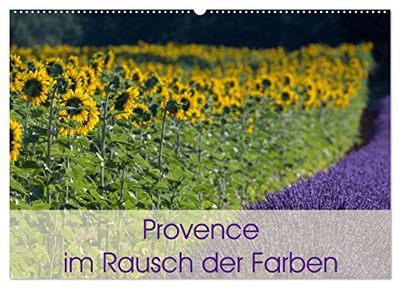 Provence im Rausch der Farben (Wandkalender 2026 DIN A2 quer), CALVENDO Monatskalender: Dieser Kalender zeigt die Landschaft und Natur der Provence in ihrer farbenvollen Schönheit.