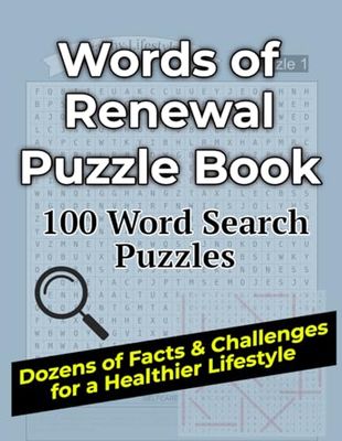Words of Renewal Puzzle Book: Word Searches for Healing, Wellness, and Self-Care
