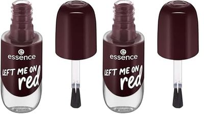 Essence - Vernis à Ongles Gel Nail Colour - 72 LEFT ME ON red (Lot de 2)