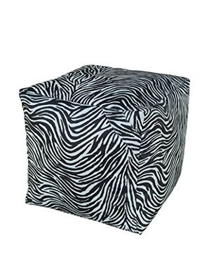 13 Casa Puf Zebra biały/czarny