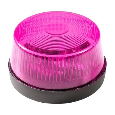 Widmann 08183 – noodknipperlicht, met sirenentoon (3 LR44-batterijen meegeleverd), vrijgezellenfeest, roze nacht, themafeesten, roze