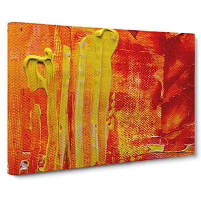 Abstract Art Painting Vol.78 By S.Johnson Modern Art Canvas Wall Art Print Ready to Hang, Framed Picture for Living Room Bedroom Home Office Décor, 30x20 Inch (76x50 cm)