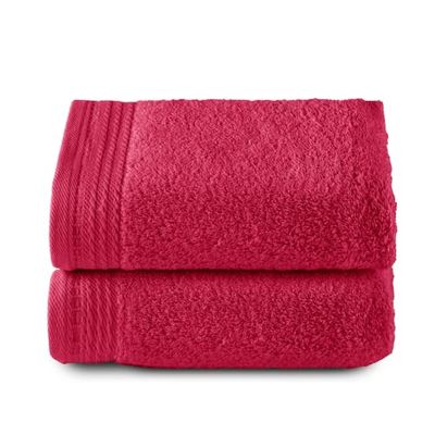 Top Towel - Verpakking met 2 handdoeken, 100% gekamd katoen, 600 g/m², afmetingen 100 x 50 cm