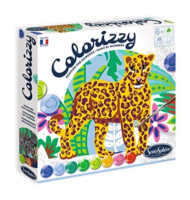 Colorizzy Malen nach Zahlen - Zebra und Leopard