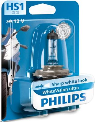 Philips WhiteVision ultra moto HS1 lampada fari per moto, 1 pezzo