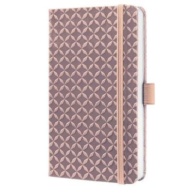 SIGEL JN136 Jolie Notebook, Lined, Approx. A6, Rose, hardcover, 174 Pages