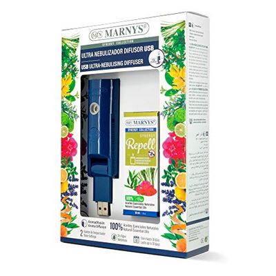 Marnys Diffusore di Aromi - Aromadifusione - Combo USB Ultra nebulizzatore + Synergy Repelll 270 g