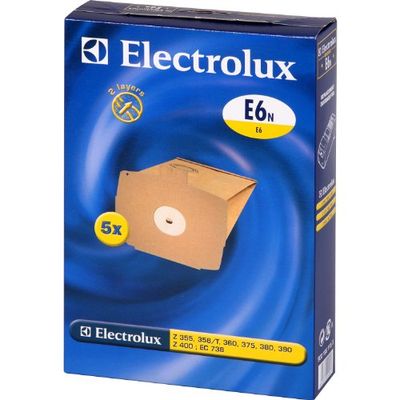 Electrolux E6N Accessoires Aspirateur 5 Sacs Papier + 1 Micro Filtre