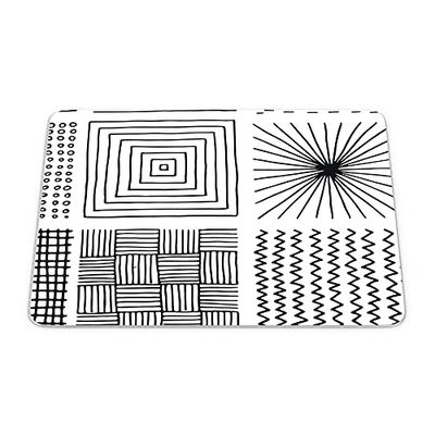 Questo Casa, Tapis de Souris rectangulaire avec Impression numérique - Antidérapant - pour Bureau et Maison - 22 x 18 cm