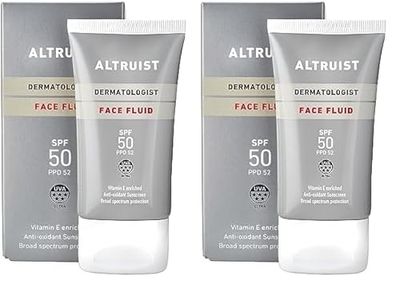 Altruist Dermatologist SPF50 Light Face Fluid - Protector solar diario de 50 ml. (Paquete de 2)