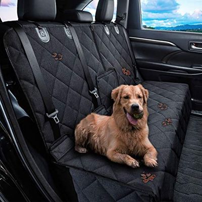 petalage HUDRA Housse de siège de Voiture imperméable et résistante aux Rayures et antidérapante pour Chien - Protection Contre Les Poils d'animaux domestiques et la Boue - Compatible avec accoudoir