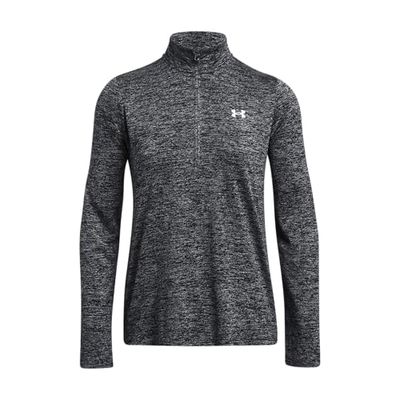 Under Armour Tech 1/2 Zip- Twist, zwart/wit, XXL