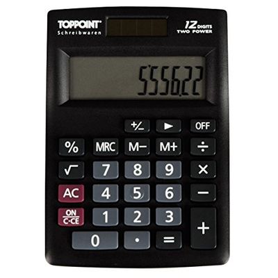Stylex Alfa 12-siffrig LCD miniräknare