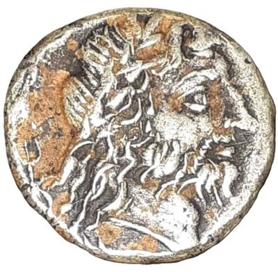 Riproduzione Denario Romano ORRA in Argento