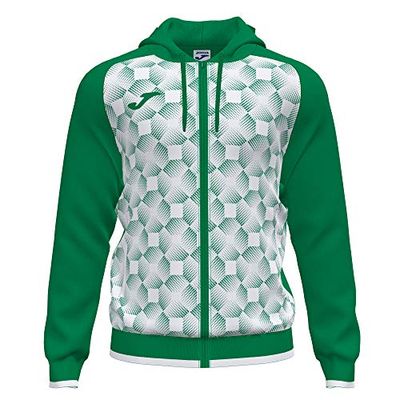 Joma Jas met capuchon Supernova III groen wit, 102262.452.2XS