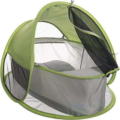 Bieco 37000100 – Pop up Baby resesäng med UV-skydd och insektsskydd, ca 92 x 73 x 64 cm