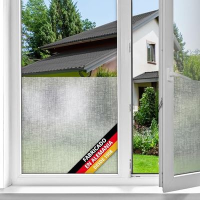 d-c-fix vinil adesivo para janelas Lynn estático opaco translúcido privacidade decorativo para divisória de chuveiro casa de banho folha autocolante 45 cm x 1,5 m