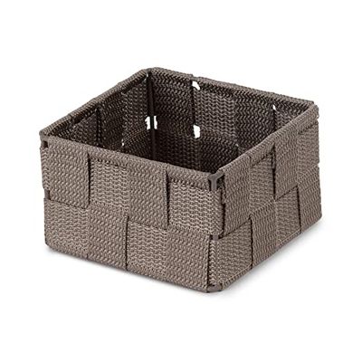 Compactor Stan Opberglade Organisator, Klein, Geweven Rayon, 12 x 12 x 7cm, Taupe, RAN6461