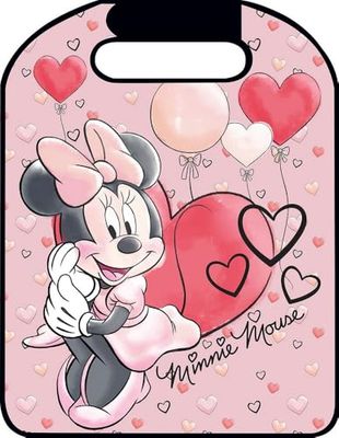 Disney Minnie Proteggi sedile auto Minnie Mouse in PVC Car Seat Protector, Pink, universale
