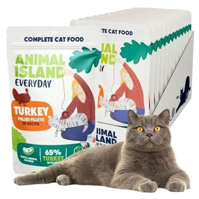 Comida para Gato ANIMAL ISLAND Turkey 12 x 85 g - Marca: ANIMAL ISLAND - EAN: 5904905081759