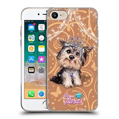 Head Case Designs Licenciado Oficialmente Animal Club International Yorkie Regalías de Mascotas Caso Funda de Gel Suave Compatible con Apple iPhone 7/8 / SE 2020 & 2022