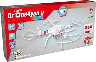 Science4you - Drone4you II XL 14 Drone Télécommande avec Cámera HD et Système d'Équilibre Intelligent, Jeu Electronique et Éducatif pour Enfants 8-14 Ans